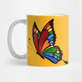 Rainbow Butterfly Mug